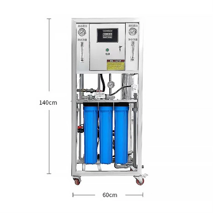 0.25 Ton/hour, 0.5 Ton/hour Industrial Reverse Osmosis RO Machine factory